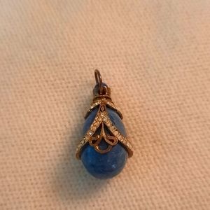 Blue lapis faberge style egg
